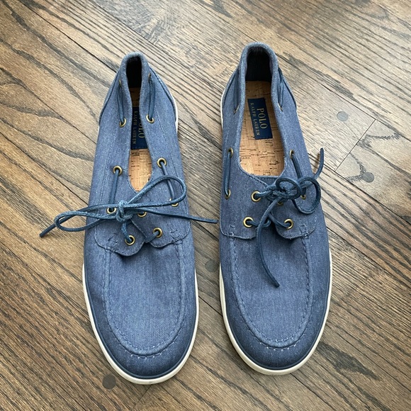 Polo by Ralph Lauren Shoes | Polo Mens Rylander Boat Shoes | Color: Gray | Size: 12 | Megcarlson27's Closet